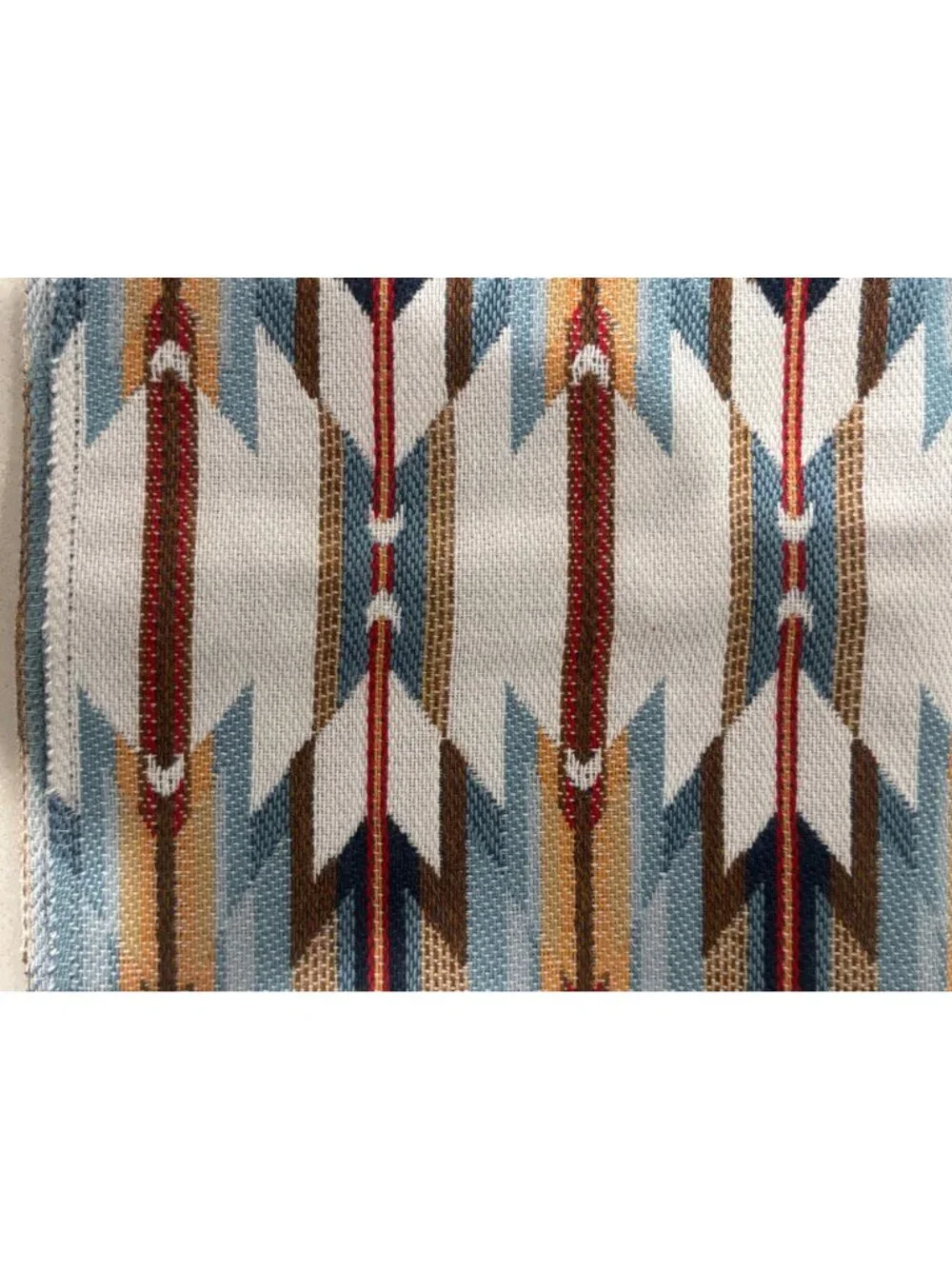 Pindler Pendleton Sunbrella Wyeth Trail Sunset Upholstery Fabric Sample 13” x 13